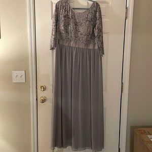 Dark gray women’s formal dress